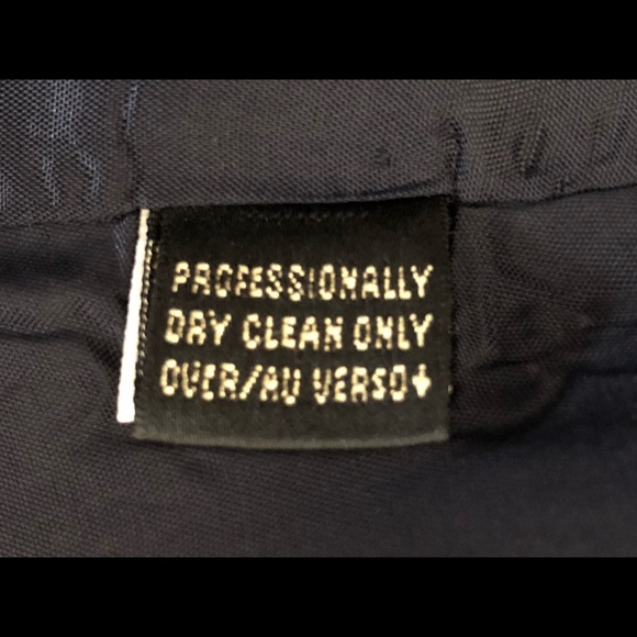 Dana Buchman 100%Wool Skirt 12 Pencil Classic Navy - Picture 7 of 10